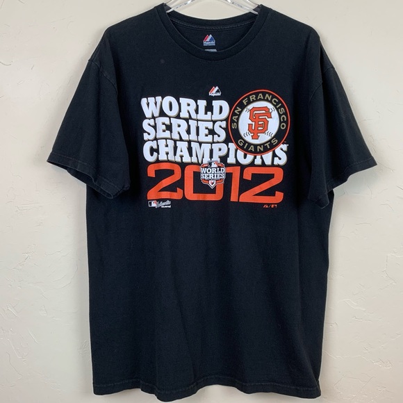 SF GIANTS 2012 WORLD SERIES CHAMPS TEE XL - Picture 1 of 4